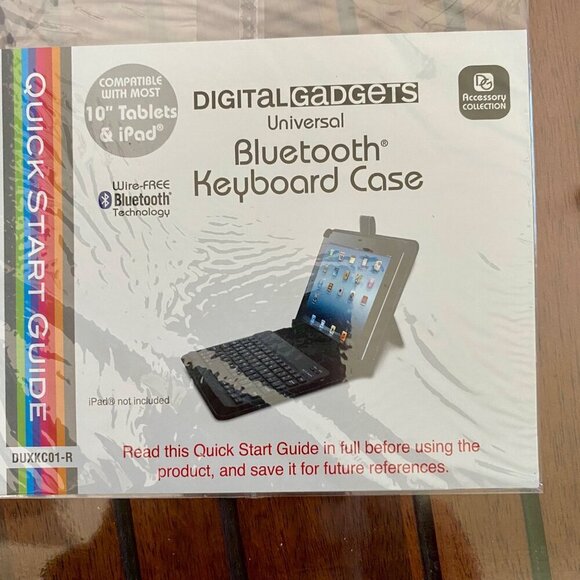 Digital Gadgets Universal Bluetooth Keyboard Case For 10" Tablets & iPad NEW - Picture 8 of 10
